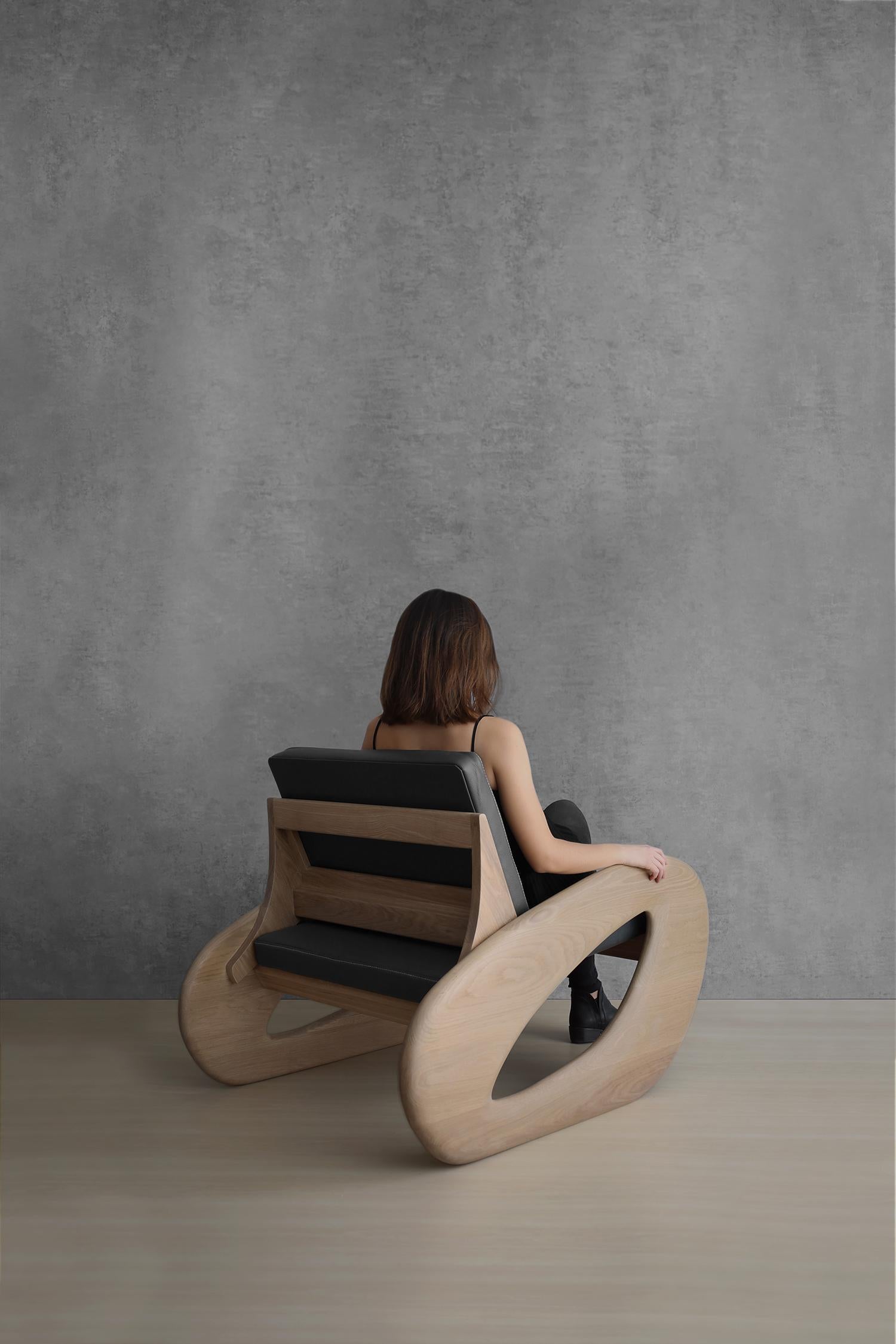 Contemporary XVII Sherman Lounge Chair by Arturo Verástegui For Sale
