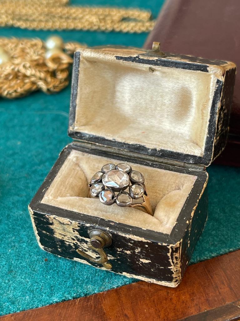 Antique Diamonds Gold 1700s Museum Worthy Portuguese