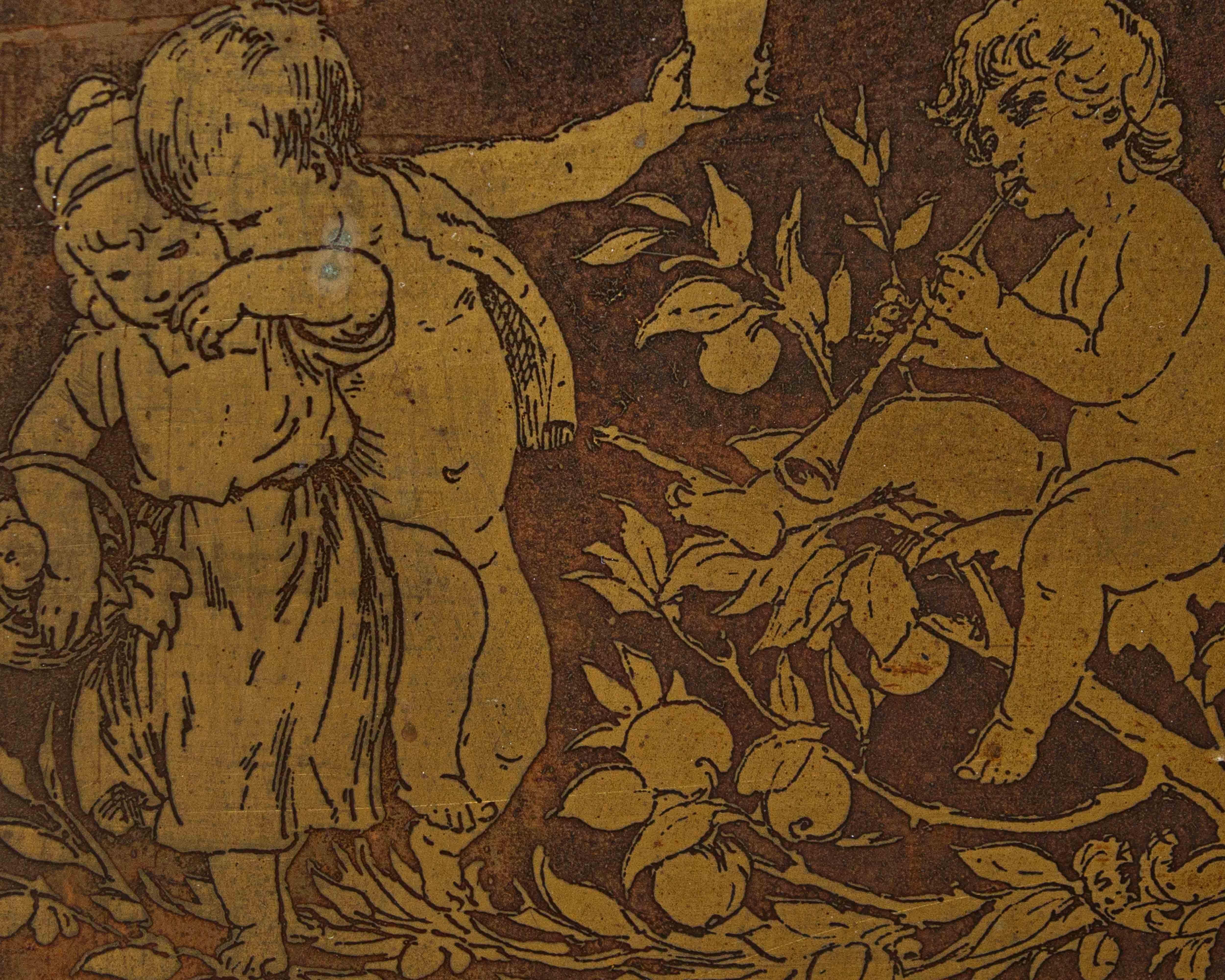 Siglo XVIII, Alegorías de las estaciones con putti Aceitado en venta