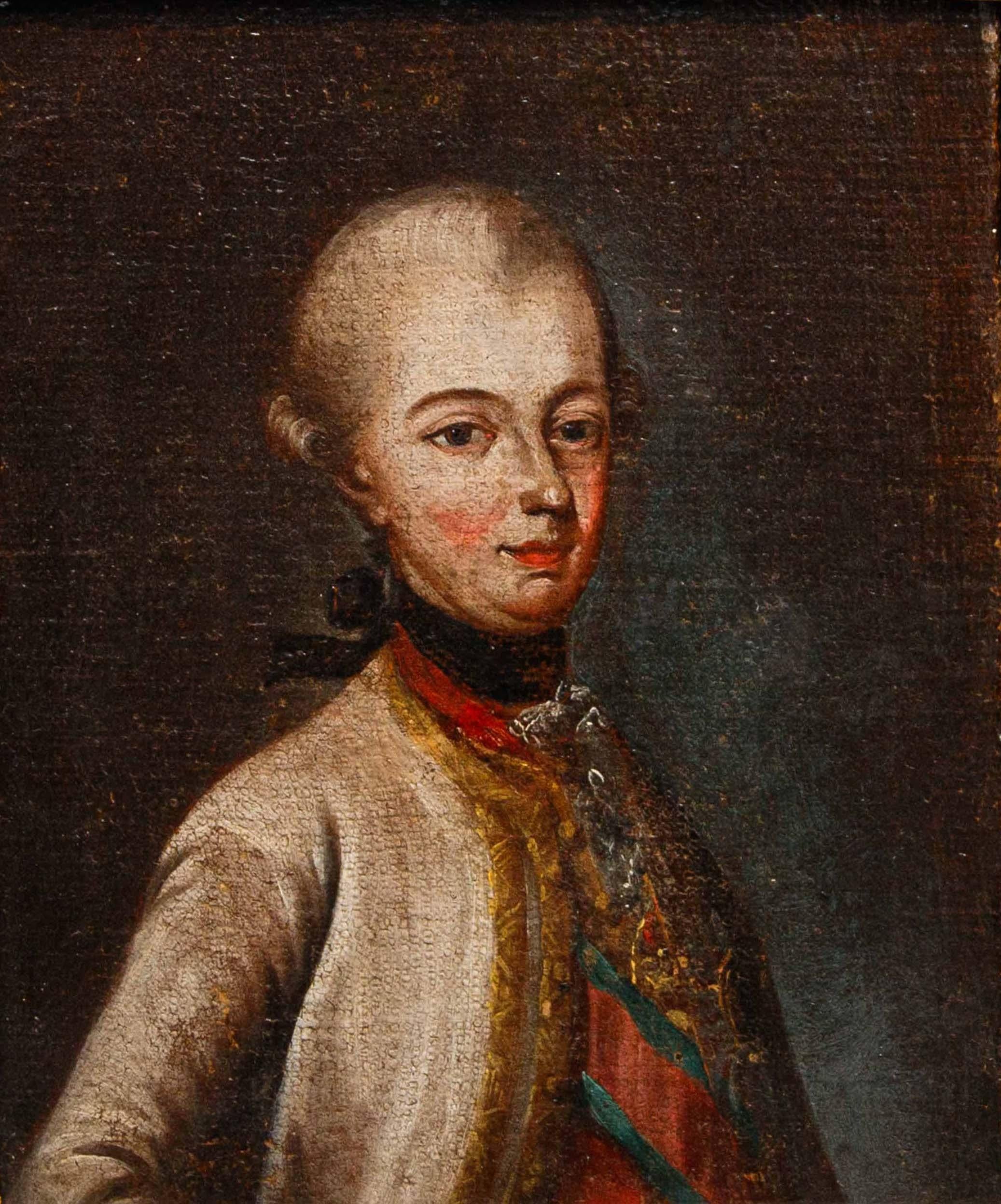 XVIII secolo, Ritratto di Karl Josef d' Asburgo - Lorena In condizioni buone in vendita a Milan, IT