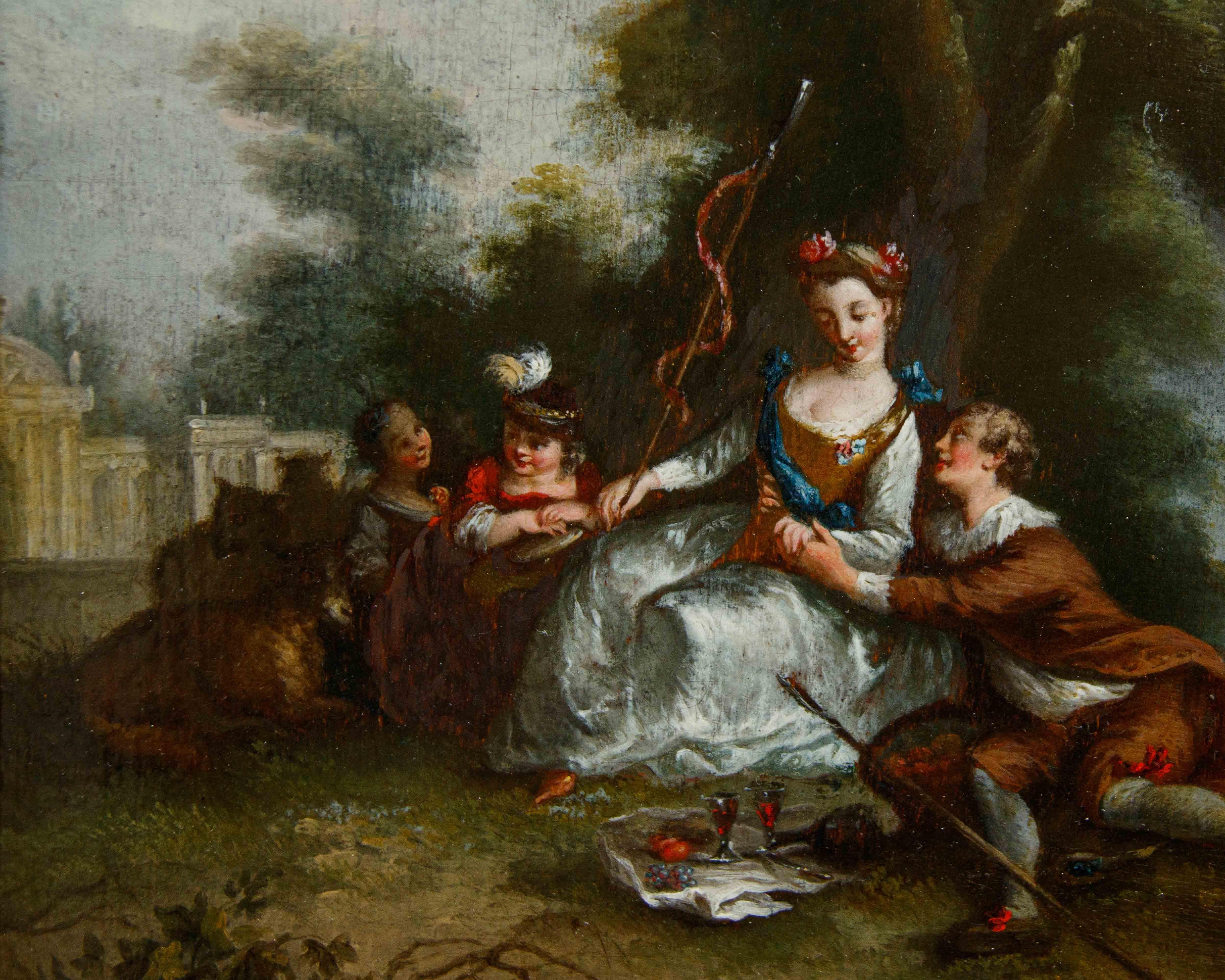 Italian XVIIIe siècle, École française, Scènes galantes en vente