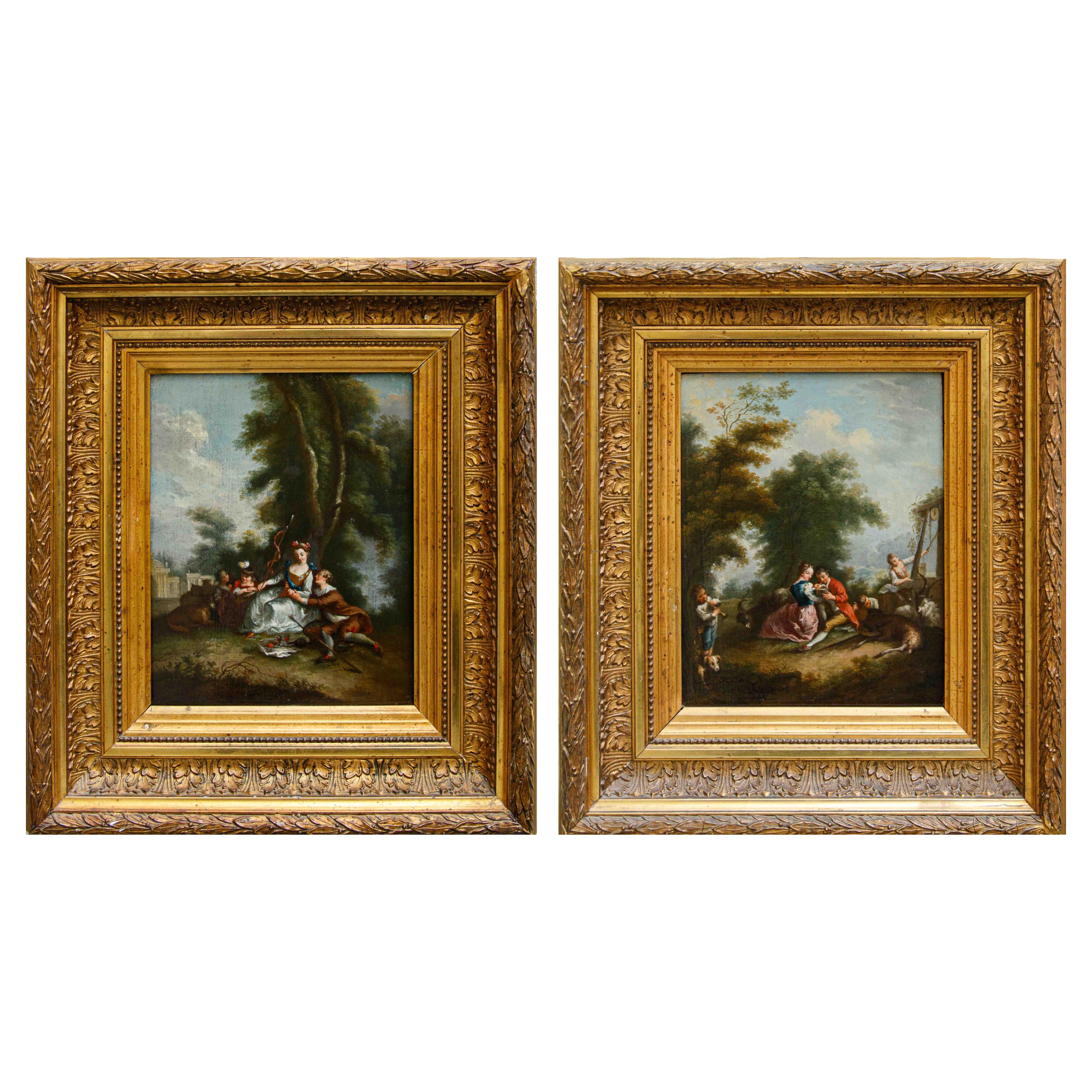 18th century, French School, Gallant scenes