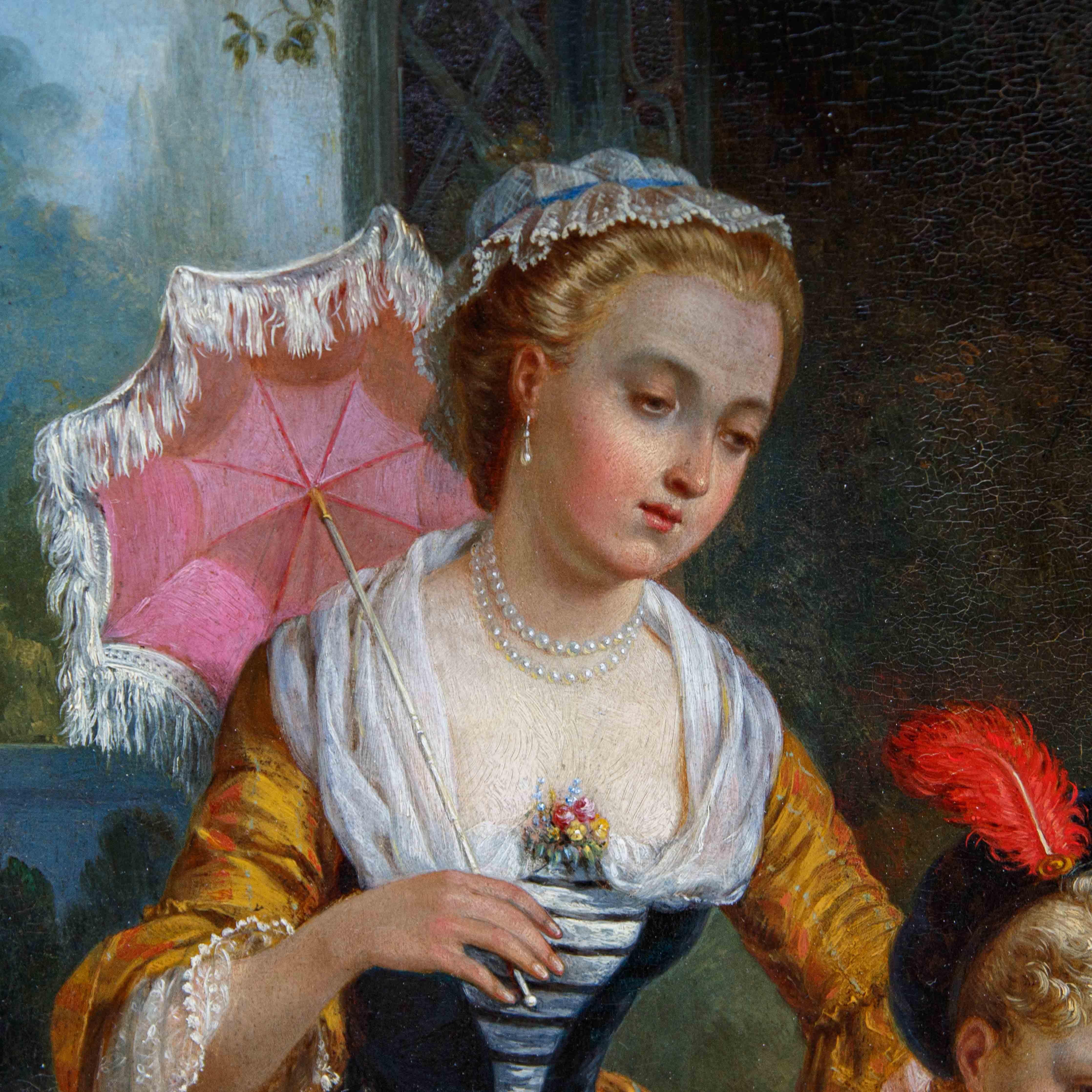 Other 18th-19th century, French school, the soap bubbles For Sale
