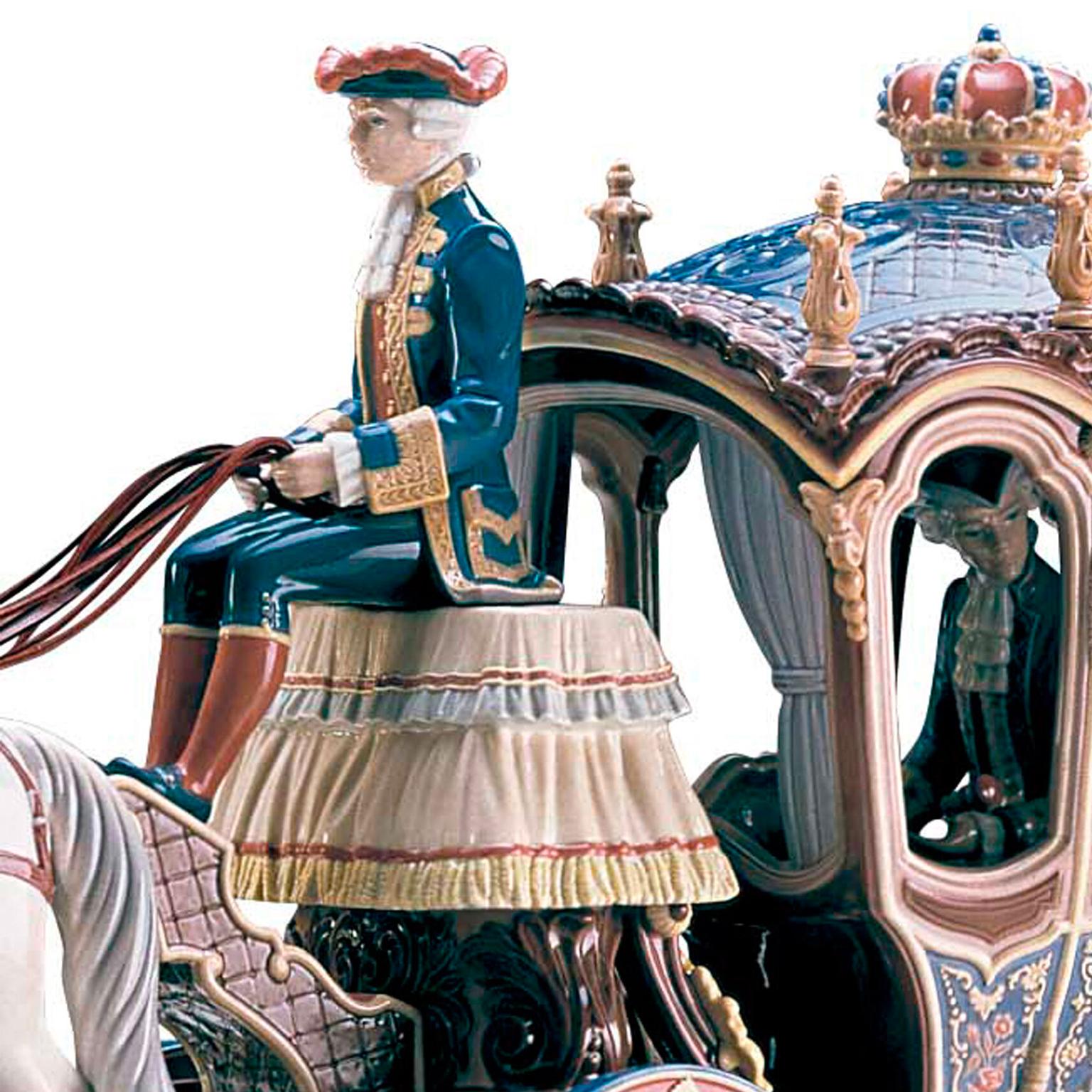 Contemporary 18th Century Coach Sculpture, Limited Edition For Sale