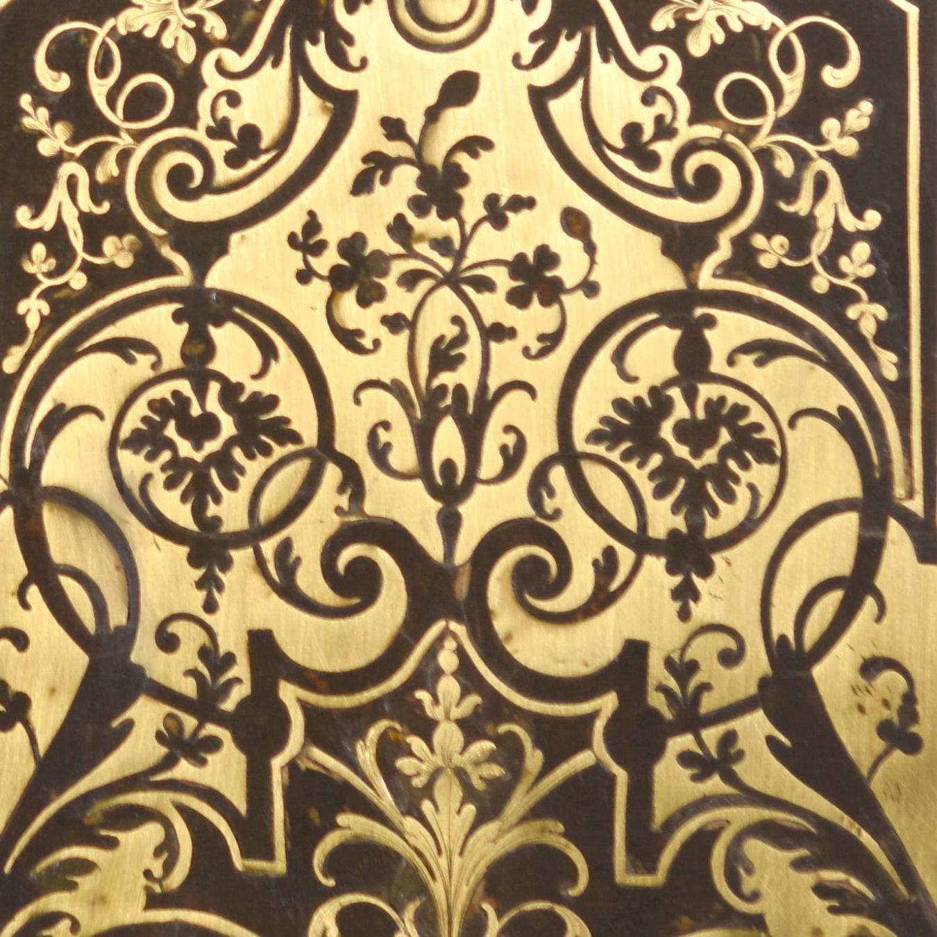 Louis XV.-Kaminuhr mit Boulle-Intarsien aus dem XVIII. Jahrhundert im Angebot 10