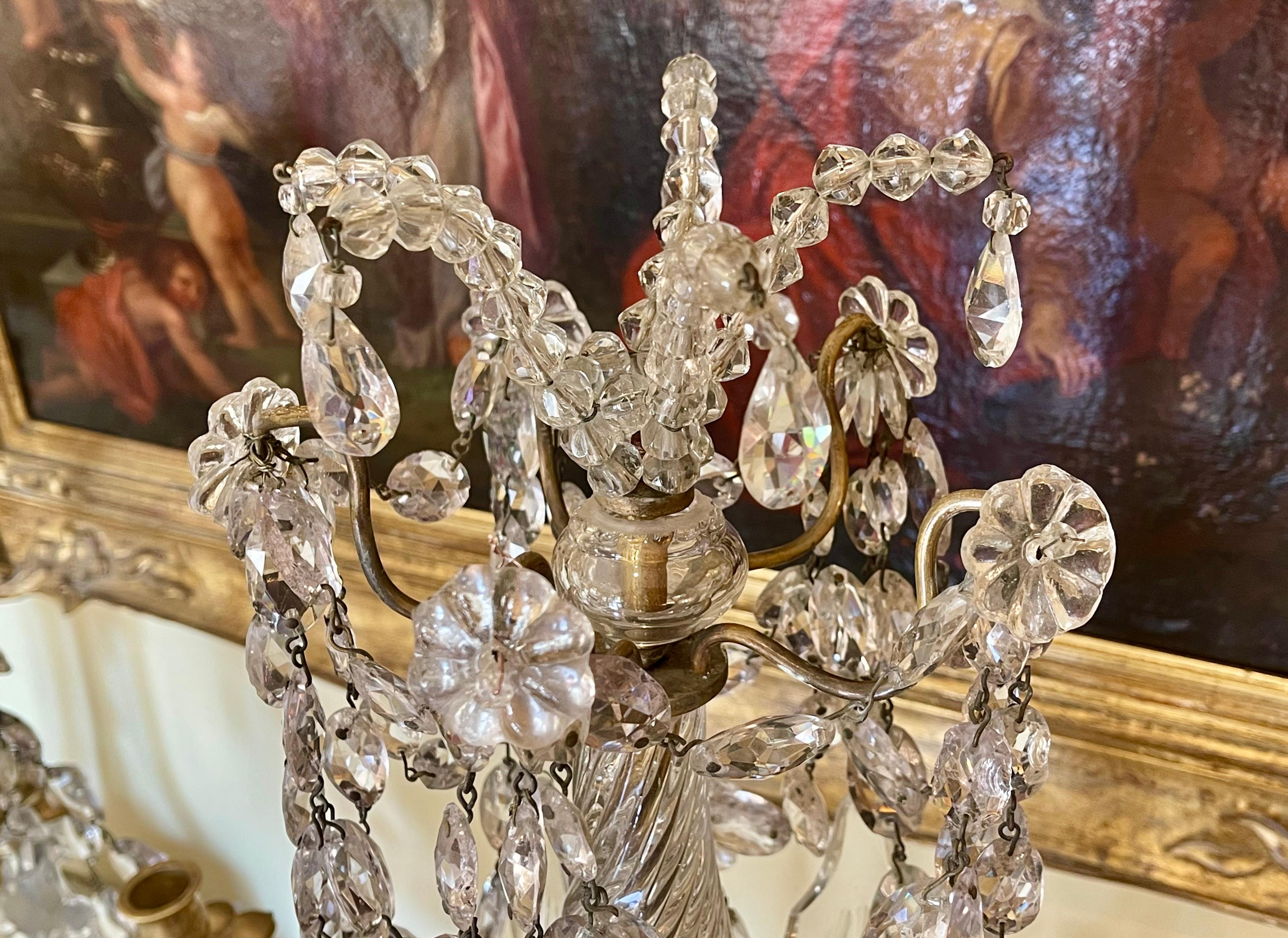 17th Century, Pair of Louis XIV Girandoles In Good Condition For Sale In Beaune, FR