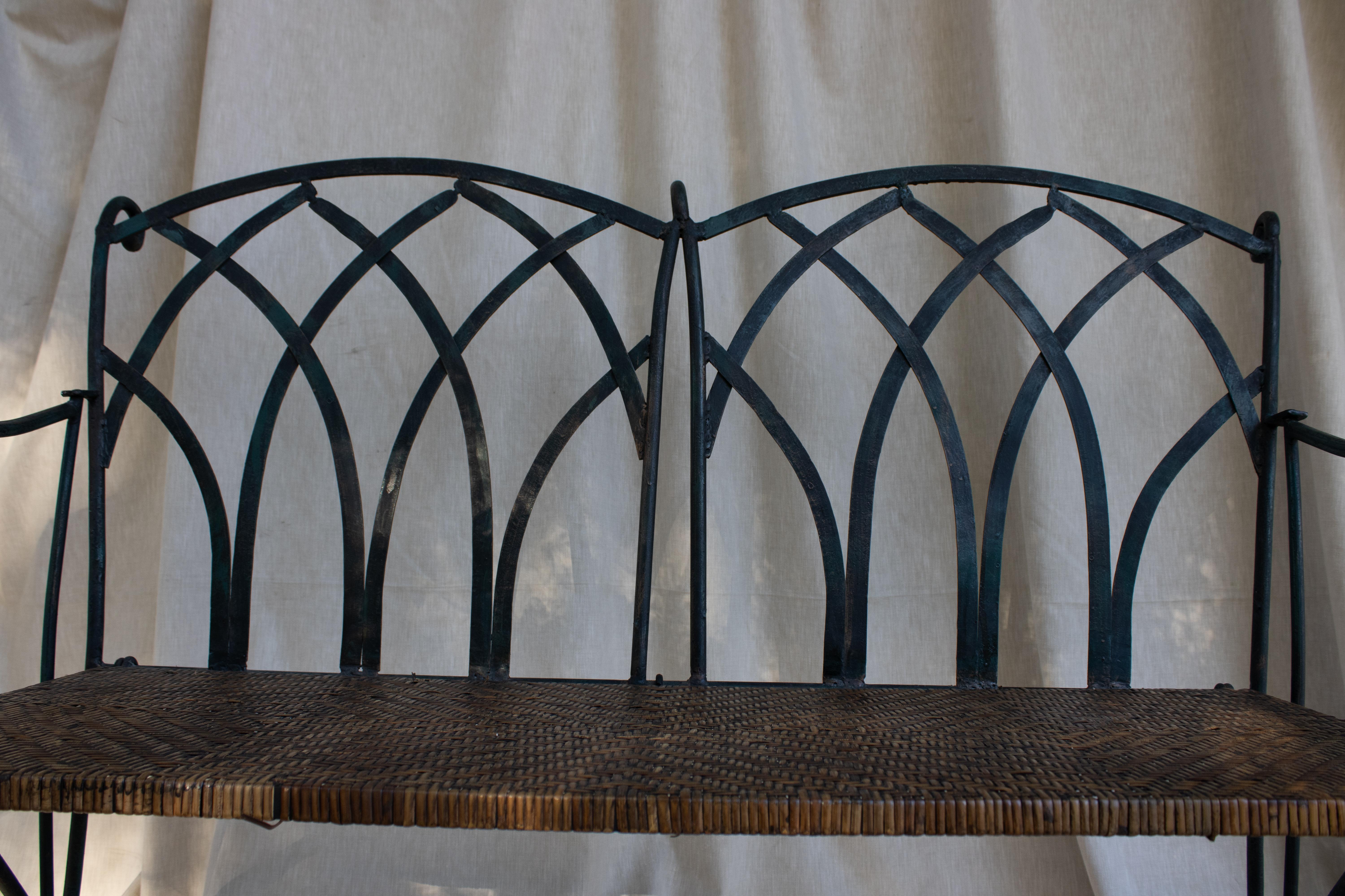 XX Century French Garden Iron Bench In Good Condition For Sale In Lisboa, PT