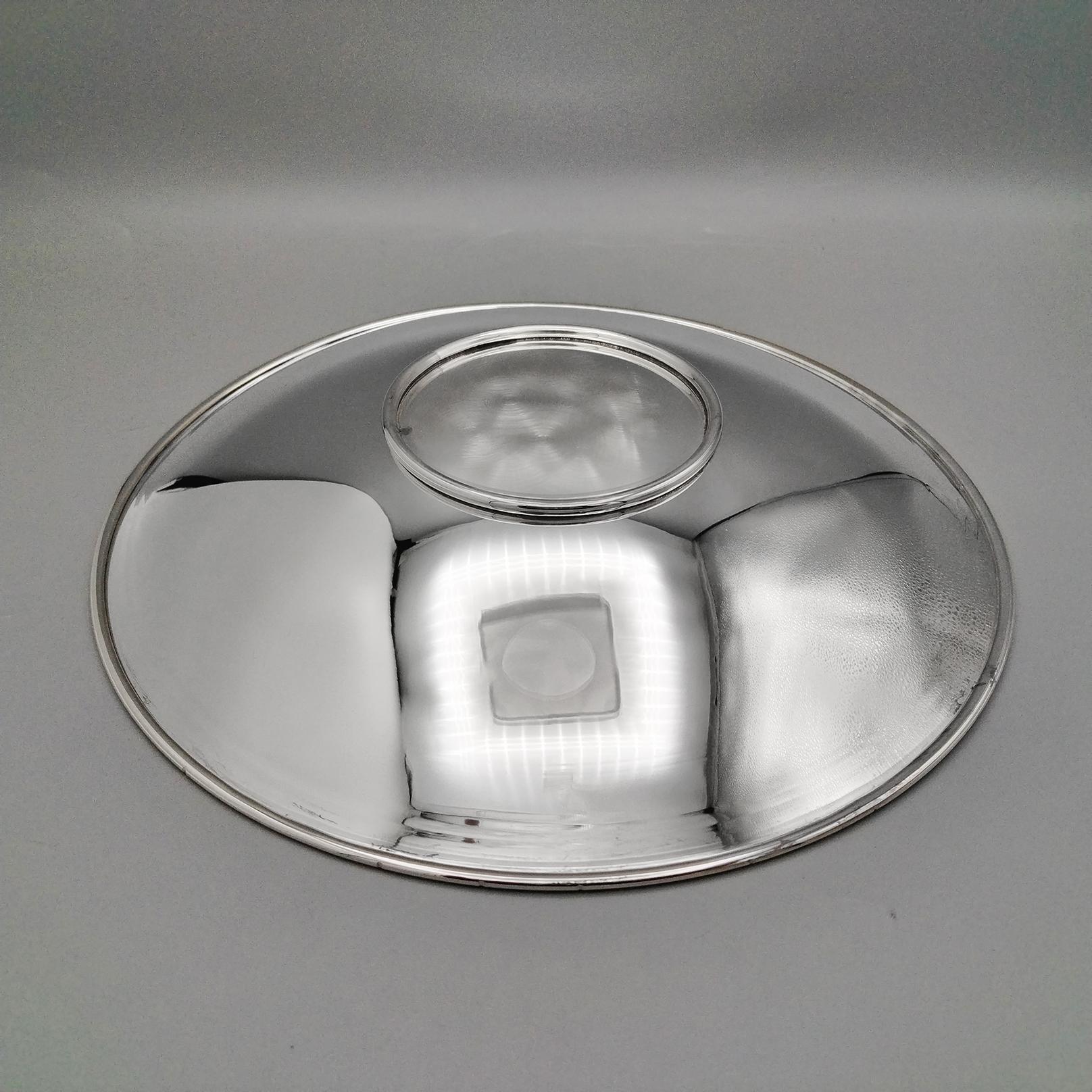 Argento XX Century Italian 800 Silver modern Dish 