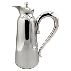 XX Century Italian Modern 800 silver thermos for coffee - tea - hot drinks