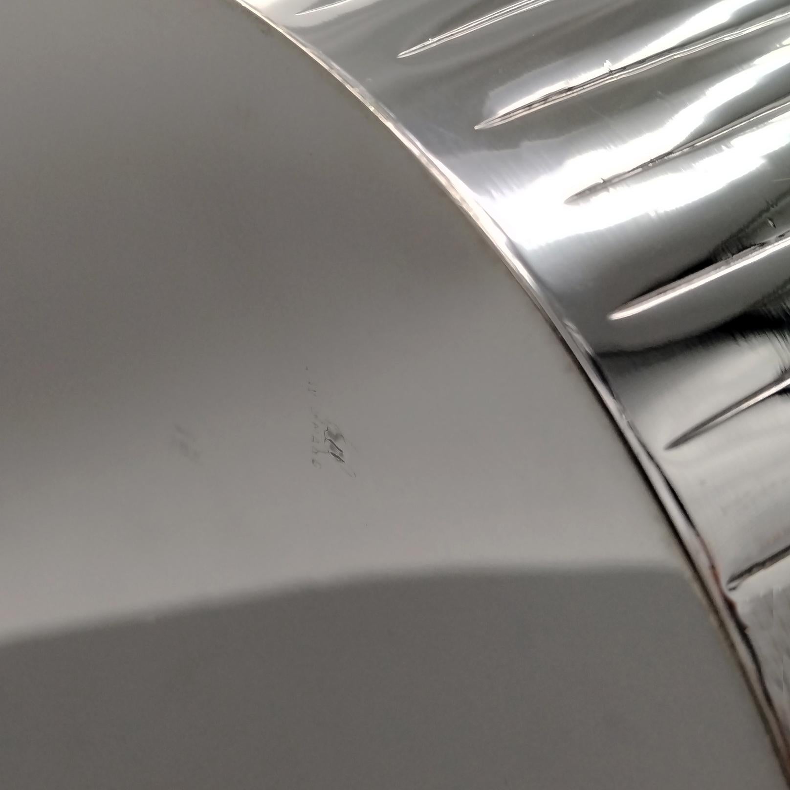 Cubo ovalado italiano del siglo XX de plata de ley maciza para chapagne en venta 5