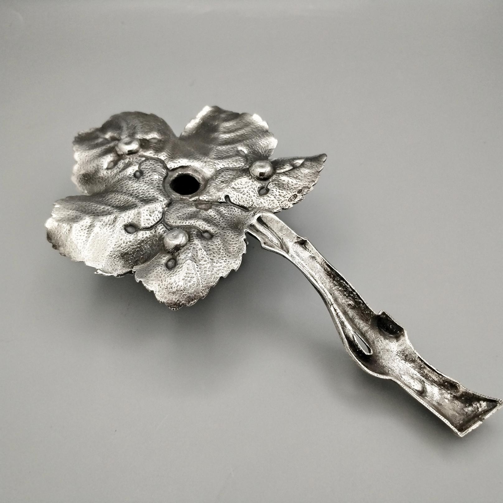 XX Century Italian Solid 800 Silver Chambercticks For Sale 10