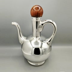 Verseur en argent massif 800 italien du 20e siècle