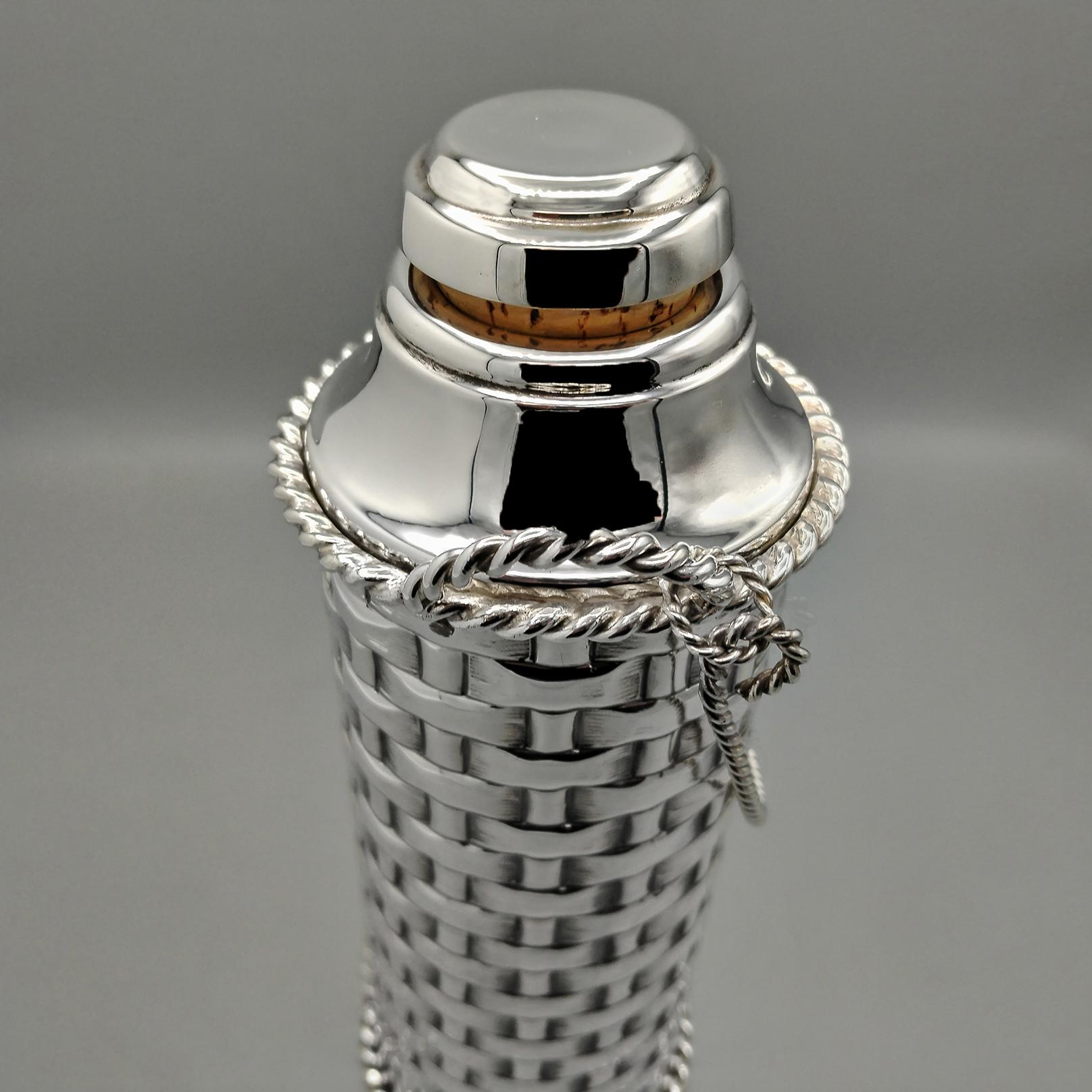Termo de plata 800 maciza italiana del siglo XX en venta 3