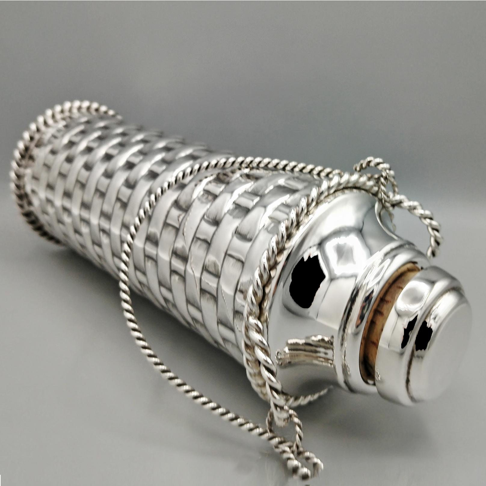 Termo de plata 800 maciza italiana del siglo XX en venta 7