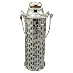 Termo de plata 800 maciza italiana del siglo XX
