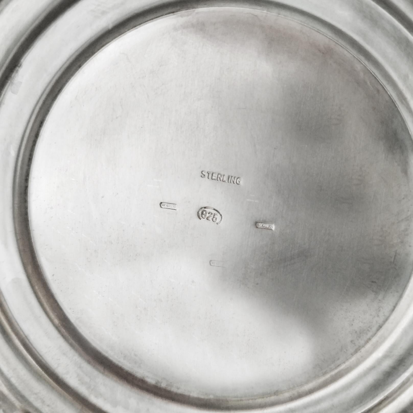20. Jahrhundert Italienisches Sterlingsilber im Barockstil Coffepot im Angebot 12