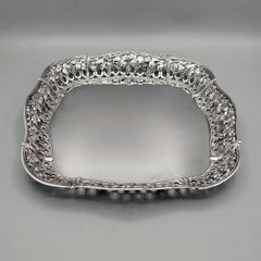 XX Century Italian Sterling Silver Basket
