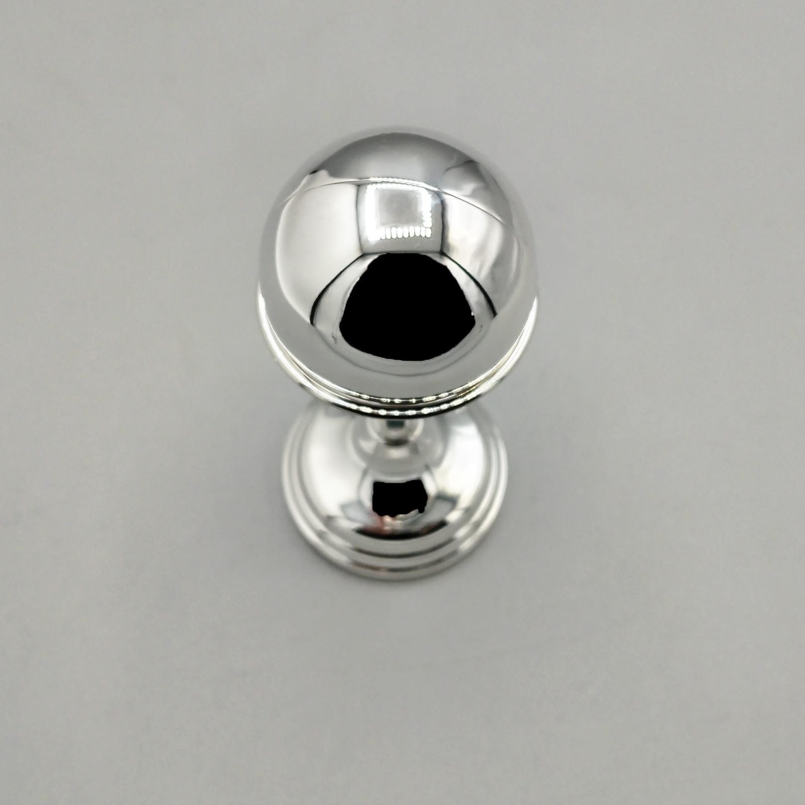 20. Jahrhundert Italienisch Sterling Silber Golfball Halter (Sterlingsilber) im Angebot