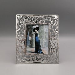 XX Century Italian Sterling Silver Liberty Art Nouveau Style Picture Frame