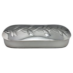 20. Jahrhundert Italienische Sterling Silber längliche dekorative Box