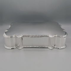 XX Century Italian Sterling Silver rectangular table box