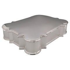 XX Century Italian Sterling Silver rectangular table box