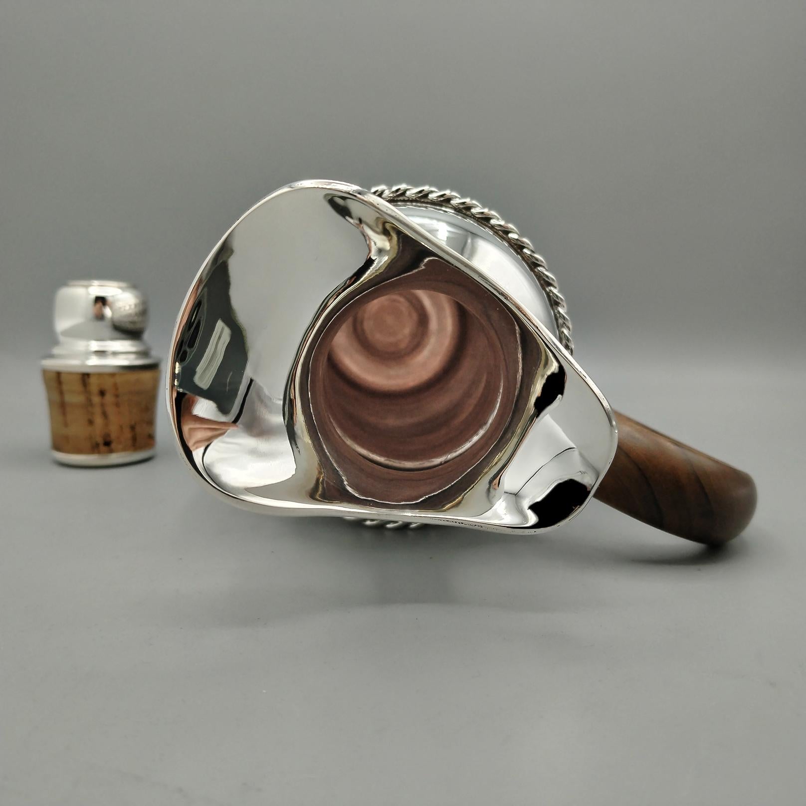XX Century Italian Sterling Silver Thermos For Sale 4