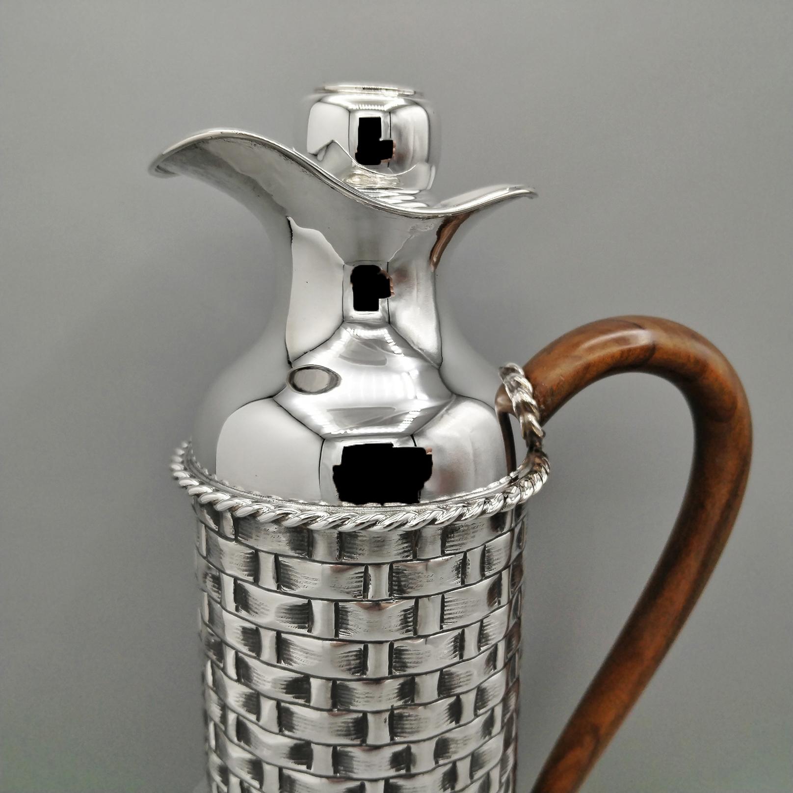 Other XX Century Italian Sterling Silver Thermos For Sale