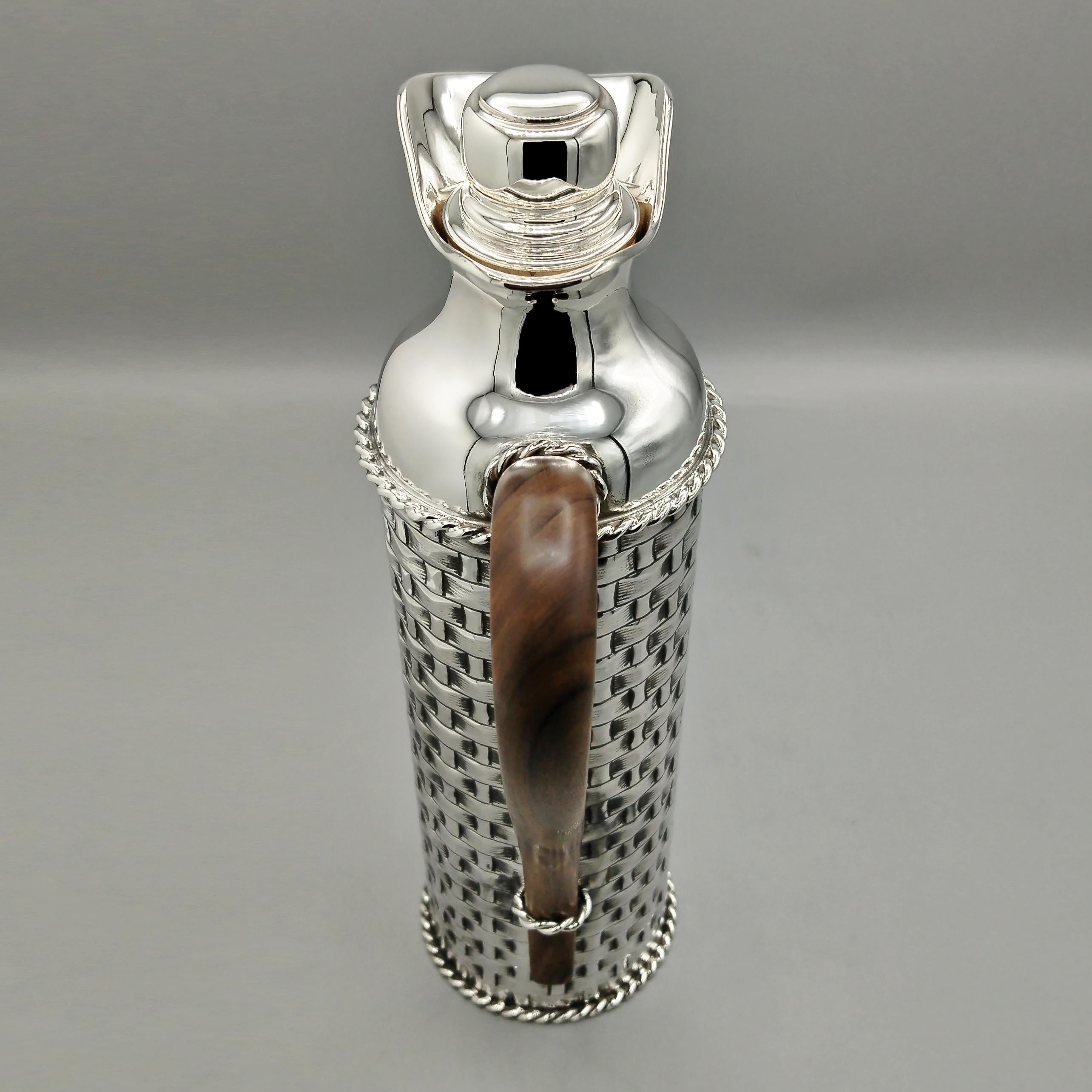 XX Century Italian Sterling Silver Thermos For Sale 2
