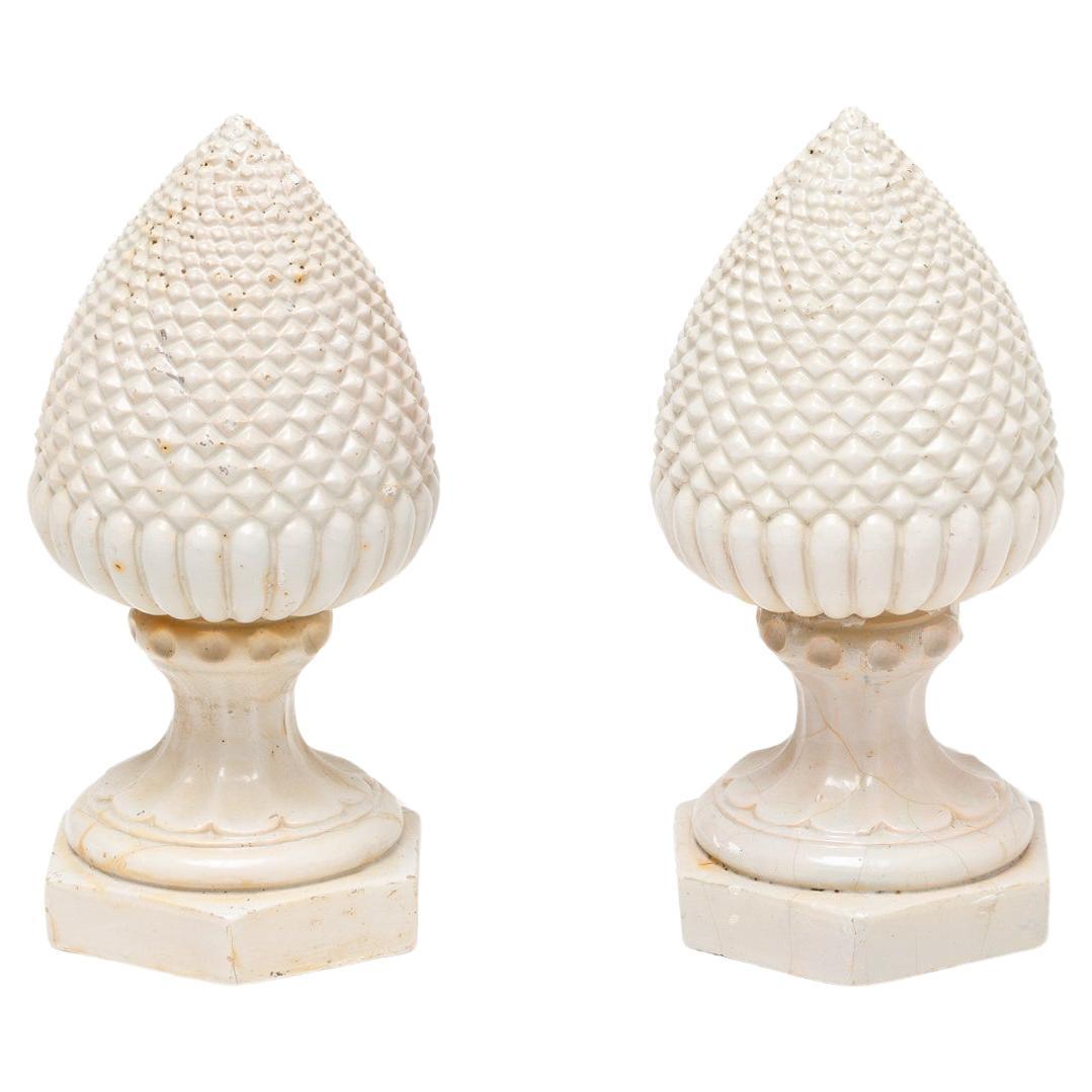 XX Century Pine Pinnacles of  Viuva Lamego Ceramic Company  For Sale