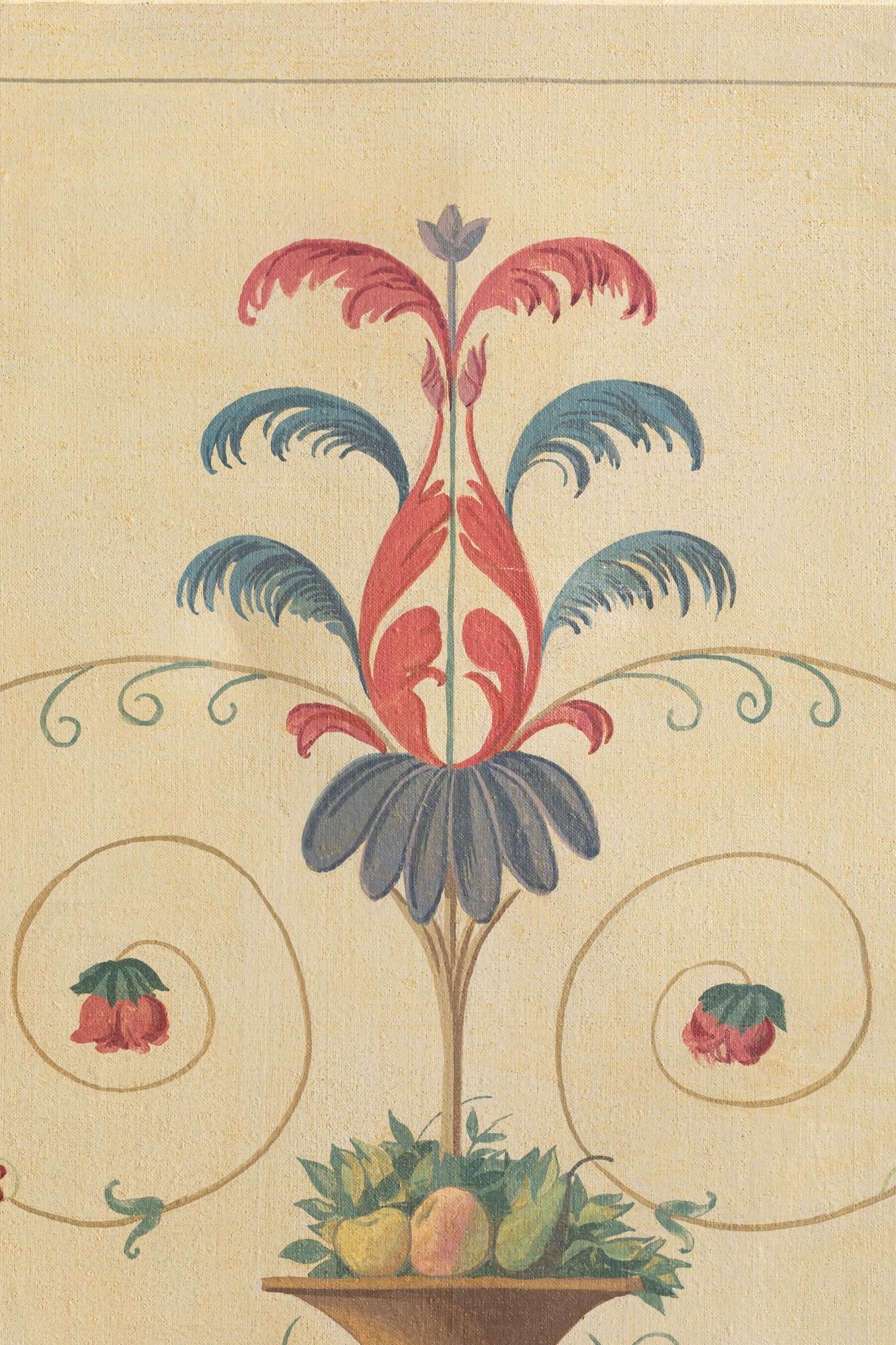 XX Jahrhundert Wanddekoration im Stil von Pompeji  (20. Jahrhundert) im Angebot
