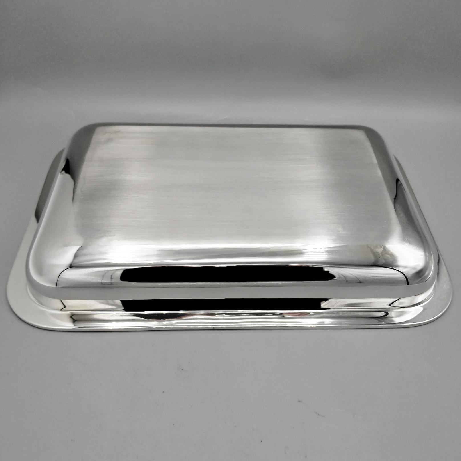 XXI Century Italian Empire Srtyle Gianmaria BUCCELLATI Sterling Silver Basket in vendita 4