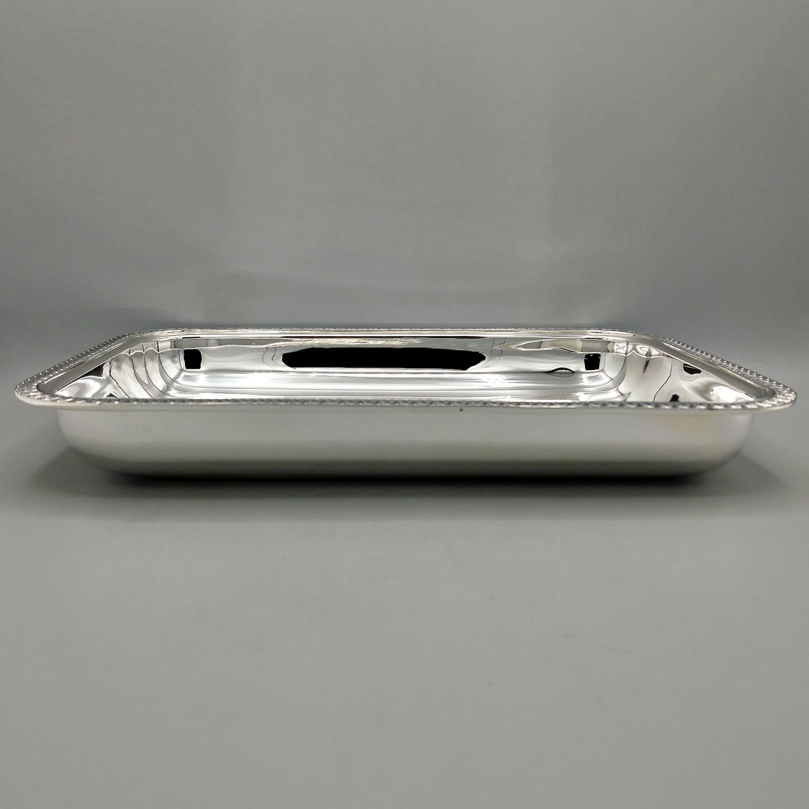 Altro XXI Century Italian Empire Srtyle Gianmaria BUCCELLATI Sterling Silver Basket in vendita