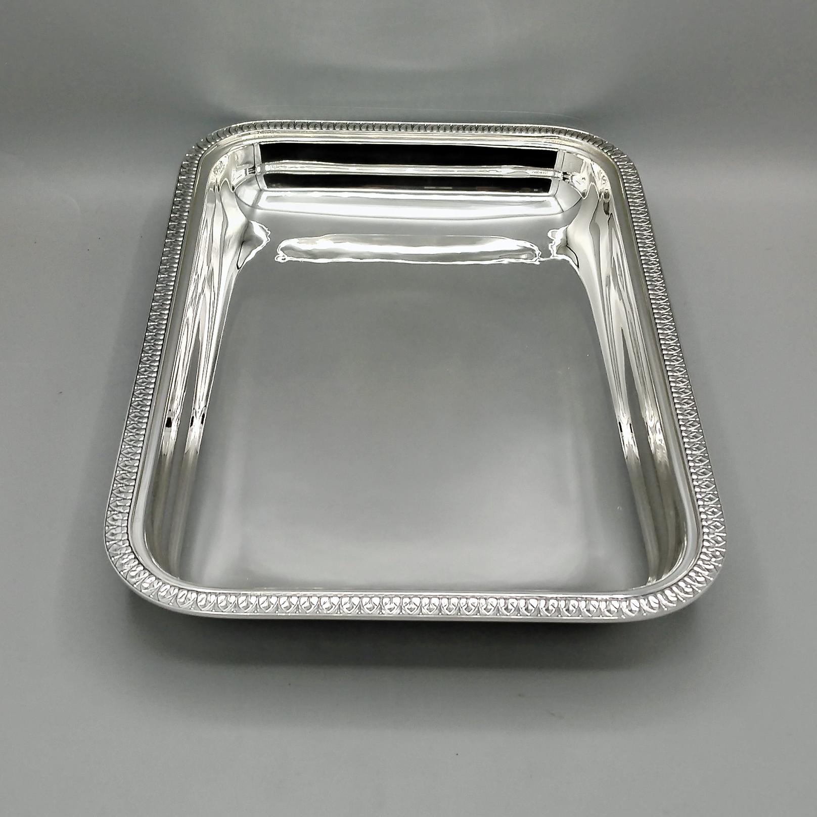 XXI Century Italian Empire Srtyle Gianmaria BUCCELLATI Sterling Silver Basket in vendita 2