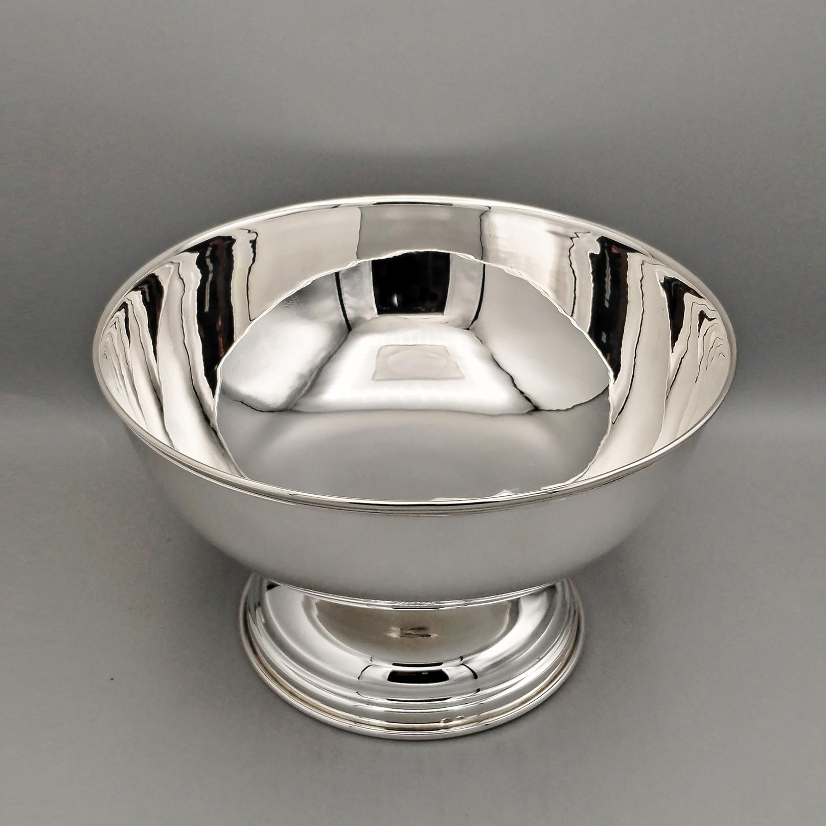 Galletero italiano del siglo XXI de plata 800 maciza en venta 1