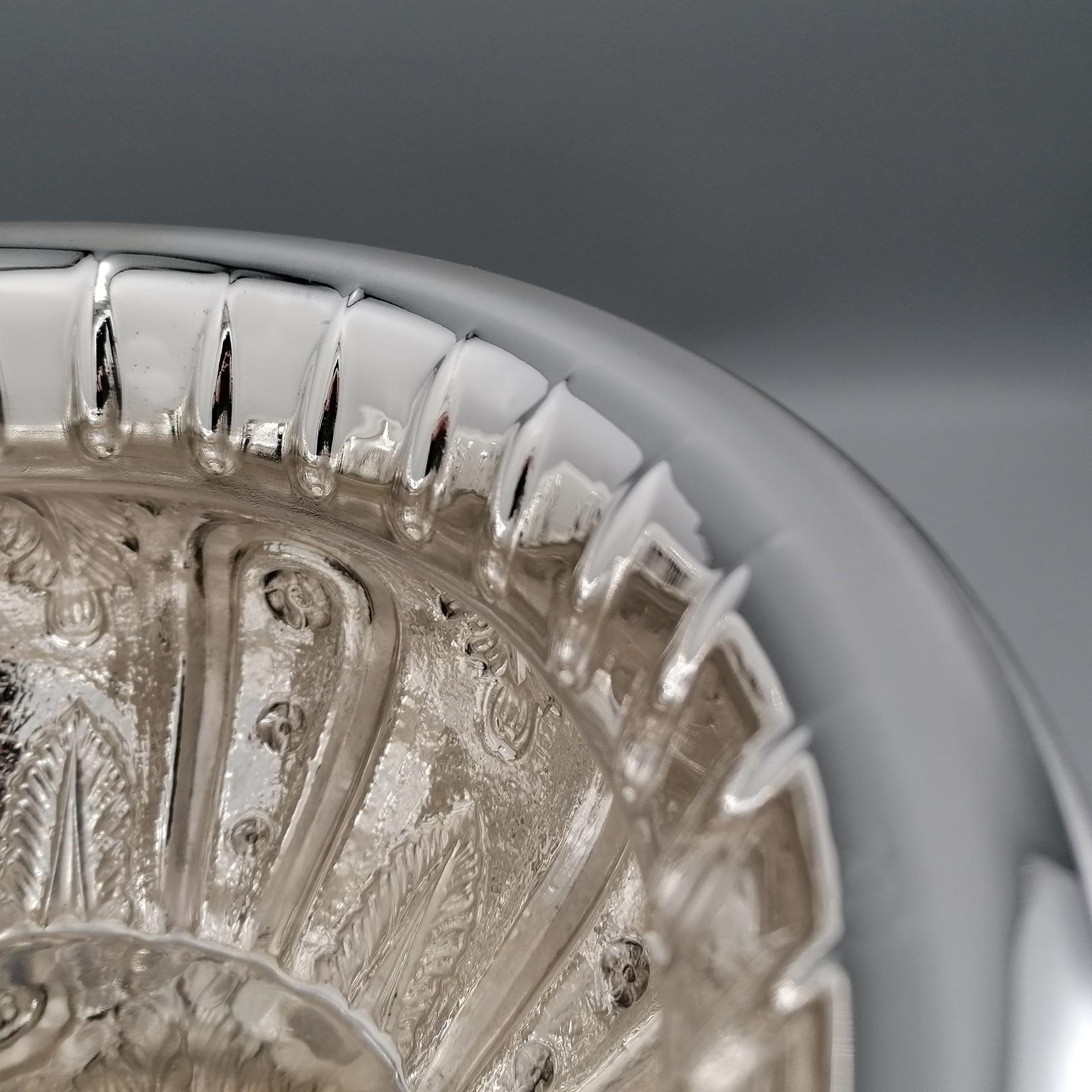 XXI Jahrhundert Italienisch massiv 800 Silber Tafelaufsatz Übertopf Empire-Stil im Angebot 5