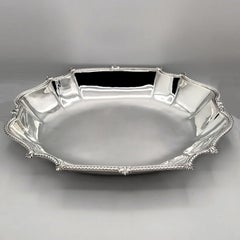 XXI Century Italian Solid 800 Silver Centerpiece Queen Ann Style