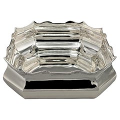 XXI Century Italian Solid 800 Silver Square-octagonal Centerpiece