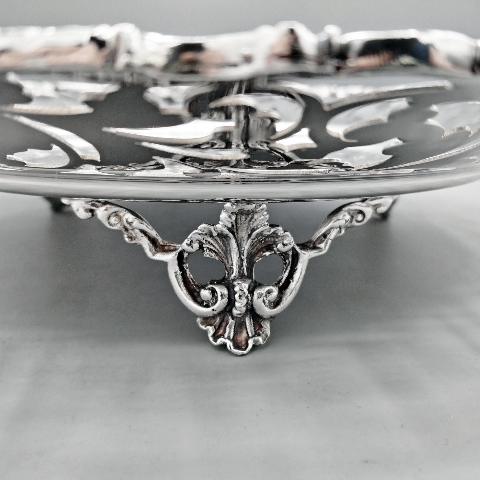 Centro de mesa de plata de ley italiana del siglo XXI Italian en venta