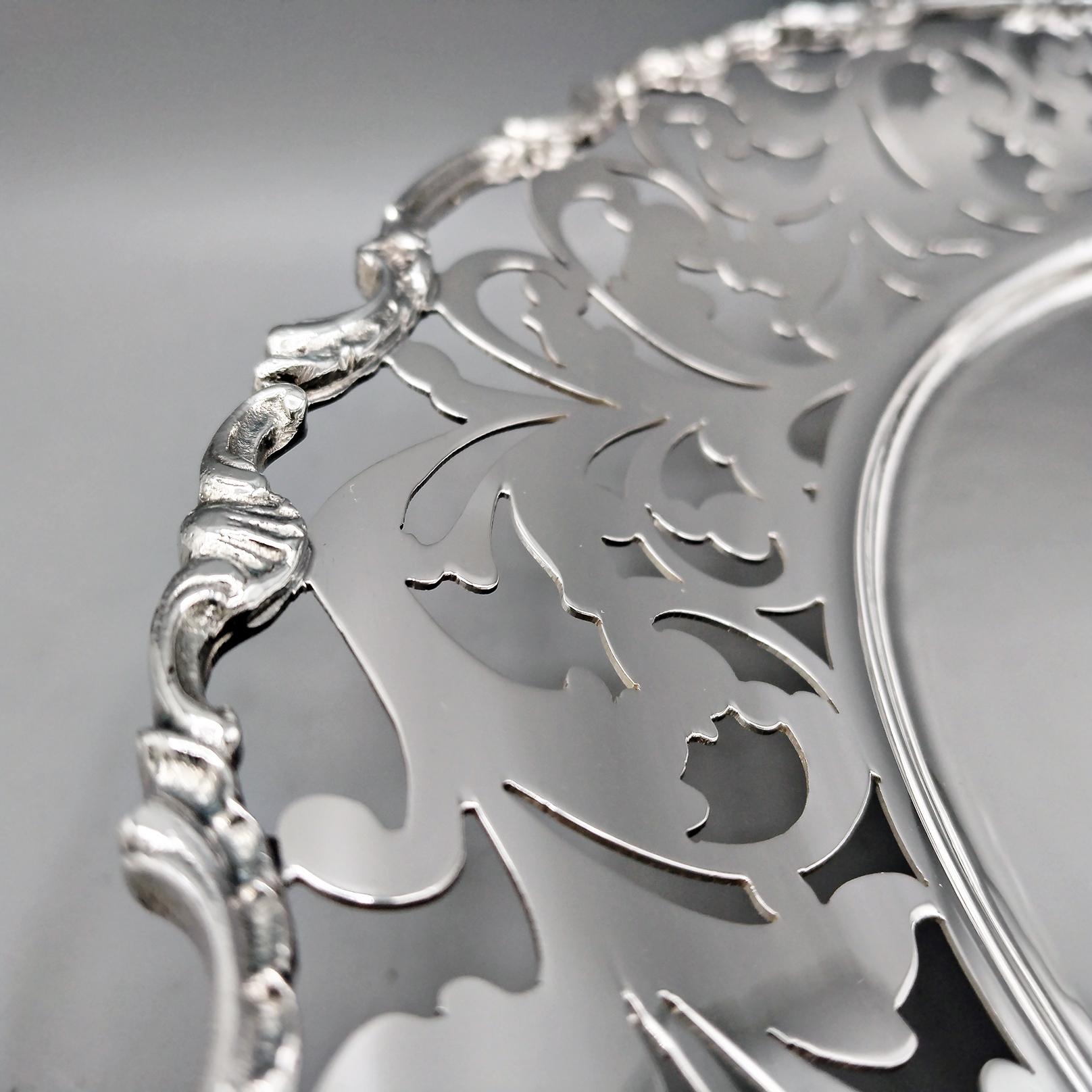 Centro de mesa de plata de ley italiana del siglo XXI en Nuevo estado para la venta en VALENZA, IT