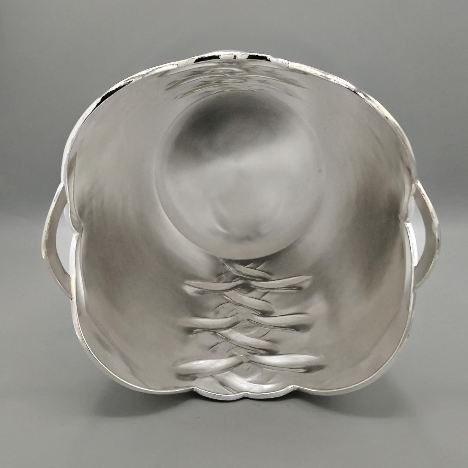 XXI Century Italian sterling Silver Champagne Bucket In condizioni Nuovo in vendita a VALENZA, IT