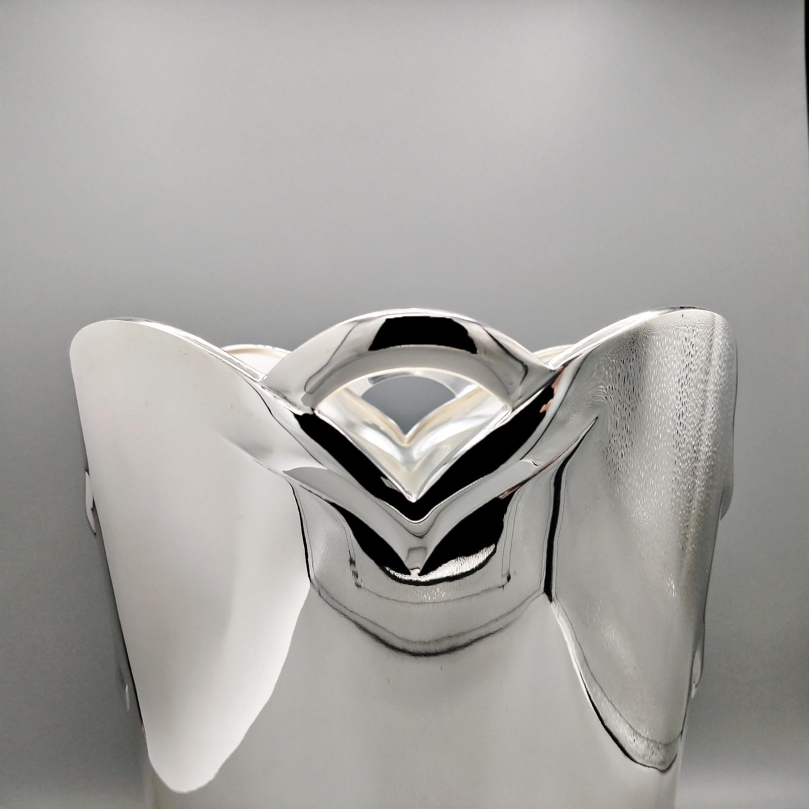 Argento 925 XXI Century Italian sterling Silver Champagne Bucket in vendita