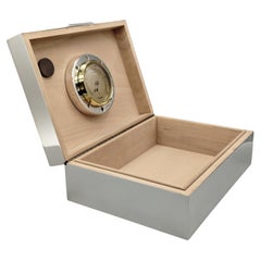 Caja para puros de plata de ley italiana del siglo XXI