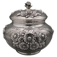 19th Century Italian Sterling Silver Decorative Box