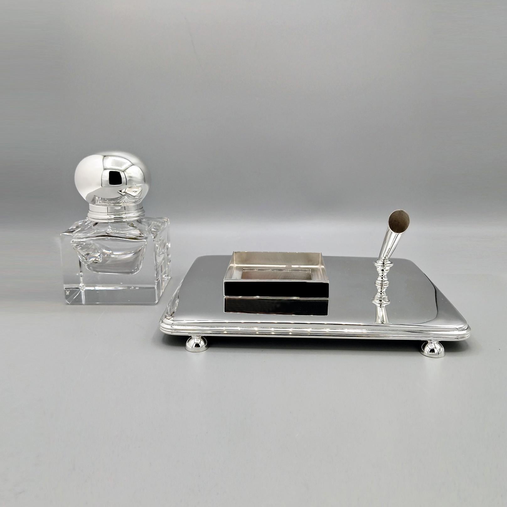 XXI Century Italian Sterling Silver Inlstand in vendita 3