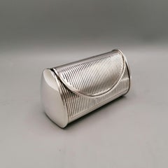 XXI Century Italian Sterling Silver Lipstick Box