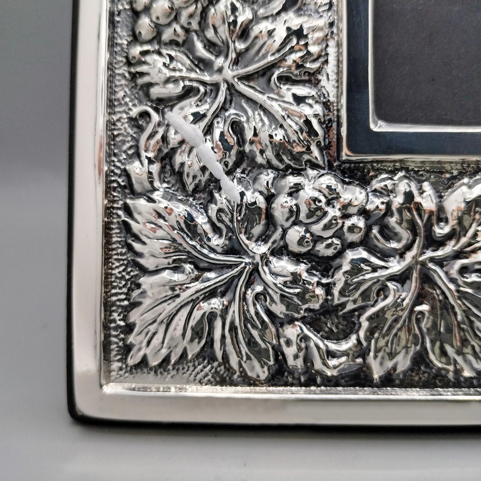 Cadre photo en argent sterling italien du 21e siècle en vente 2