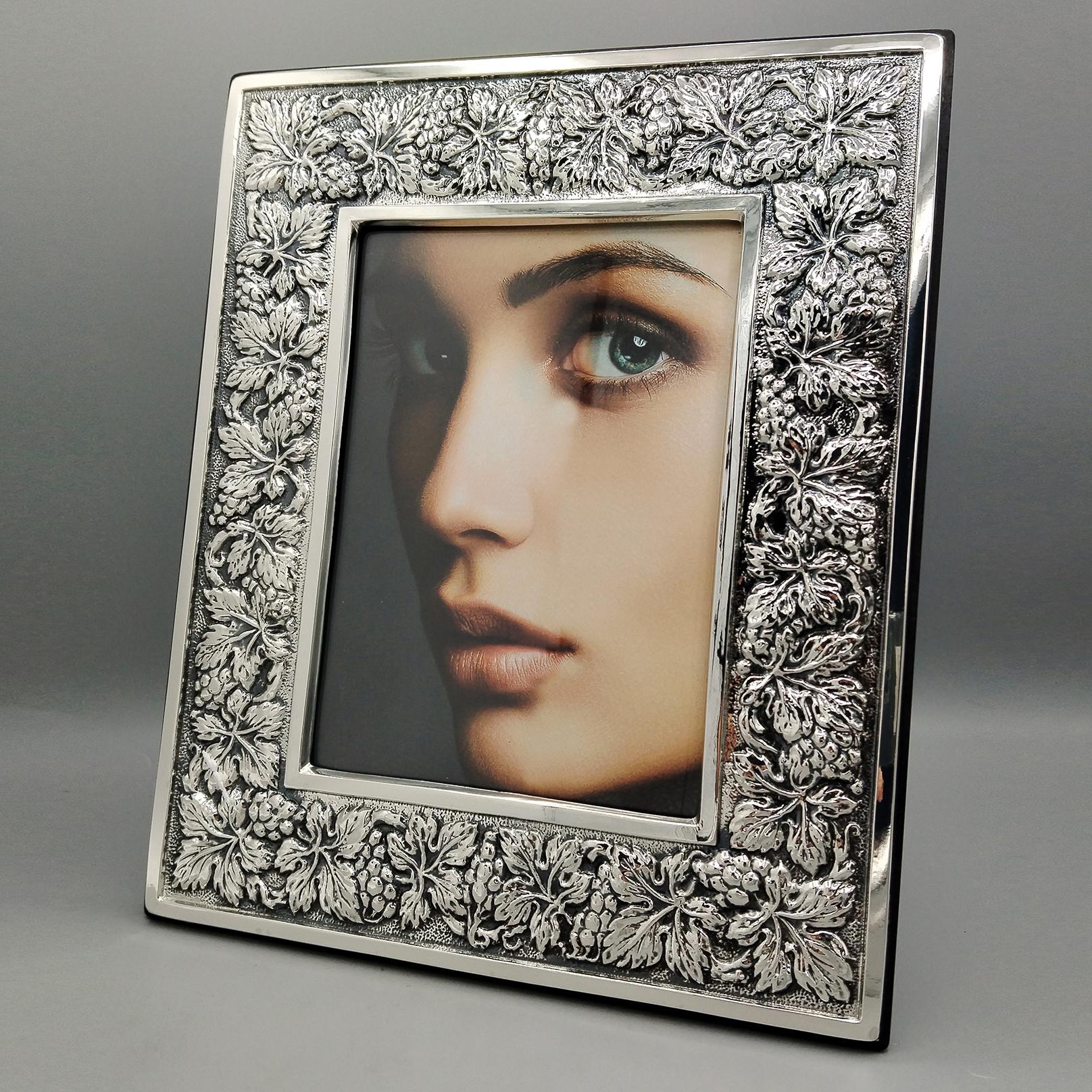 Cadre photo en argent sterling italien du 21e siècle en vente 3