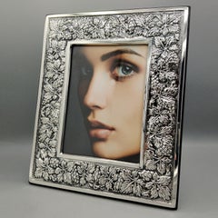 XXI Century Italian Sterling Silver Photo Frame