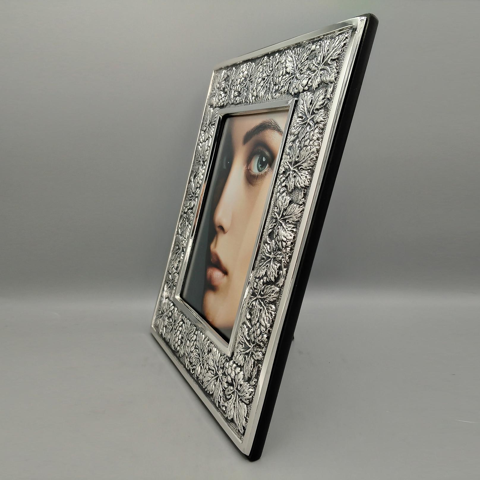 Autre Cadre photo en argent sterling italien du 21e siècle en vente